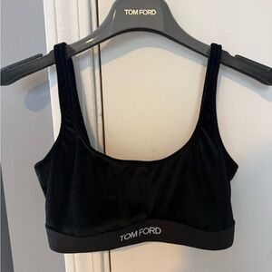 NEW Tom Ford Elegant Black Velvet Bra